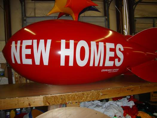 polyurethane advertising blimps available in Texas by Arizona Balloons®